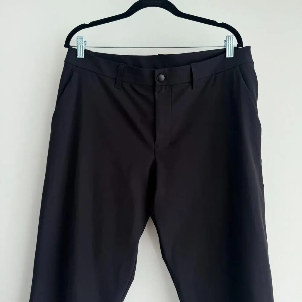 Lululemon Pants‎ Mens 34 ABC Pant Warpstreme Black Stretch Athleisure Work 27''